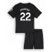 Maillot de foot Tottenham Hotspur Brennan Johnson #22 Extérieur vêtements enfant 2025-26 Manches Courtes (+ pantalon court)